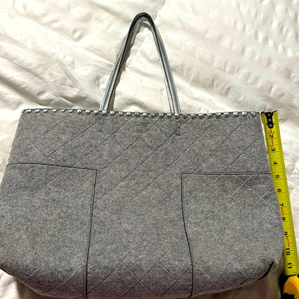 Tory Burch Block T Felt Tote Bag